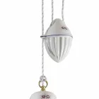 Håndlavet keramisk hængende lampe i keramik og jern - Rom Viadurini