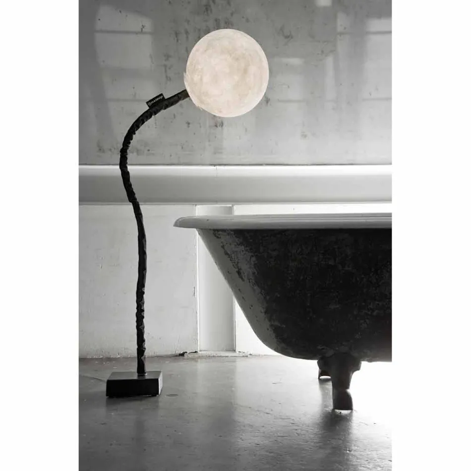 Fleksibel gulvlampe In-es.artdesign Micro Luna nebulite Viadurini