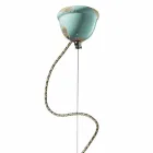 retro stil håndlavede loftlampe Ferroluce Viadurini