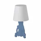 Farvet bordlampe Slide Lady of Love moderne design lavet i Italien Viadurini
