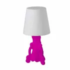 Farvet bordlampe Slide Lady of Love moderne design lavet i Italien Viadurini