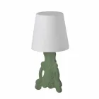 Farvet bordlampe Slide Lady of Love moderne design lavet i Italien Viadurini