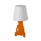 Farvet bordlampe Slide Lady of Love moderne design lavet i Italien Viadurini