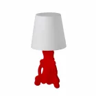 Farvet bordlampe Slide Lady of Love moderne design lavet i Italien Viadurini