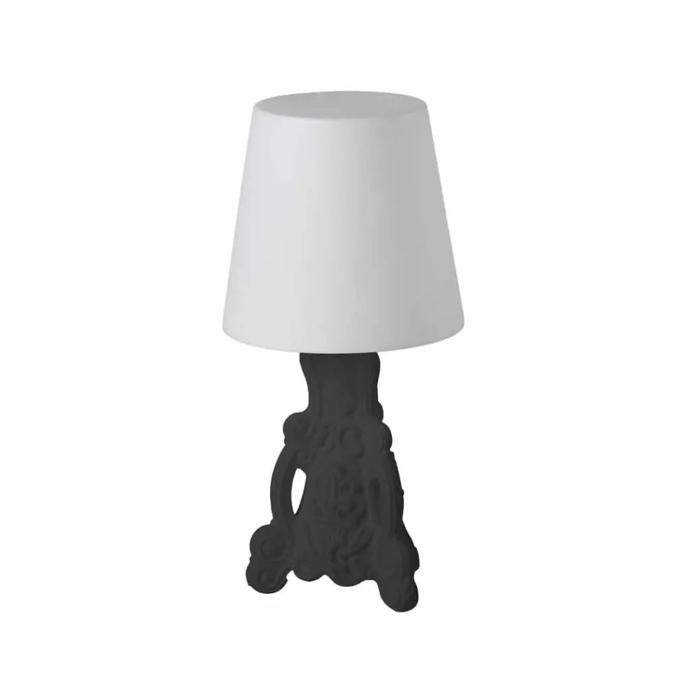 Farvet bordlampe Slide Lady of Love moderne design lavet i Italien Viadurini