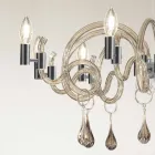 9 lys håndlavet lysekrone fra Venedig, lavet i Italien - Bernadette Viadurini