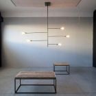 Artisan Design lysekrone med jernkonstruktion fremstillet i Italien - Tinna Viadurini