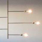 Artisan Design lysekrone med jernkonstruktion fremstillet i Italien - Tinna Viadurini