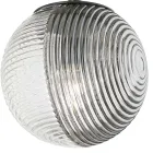 Lysekrone med 8 lys i blæst glas i form af en kugle lavet i Italien - Prilla Viadurini