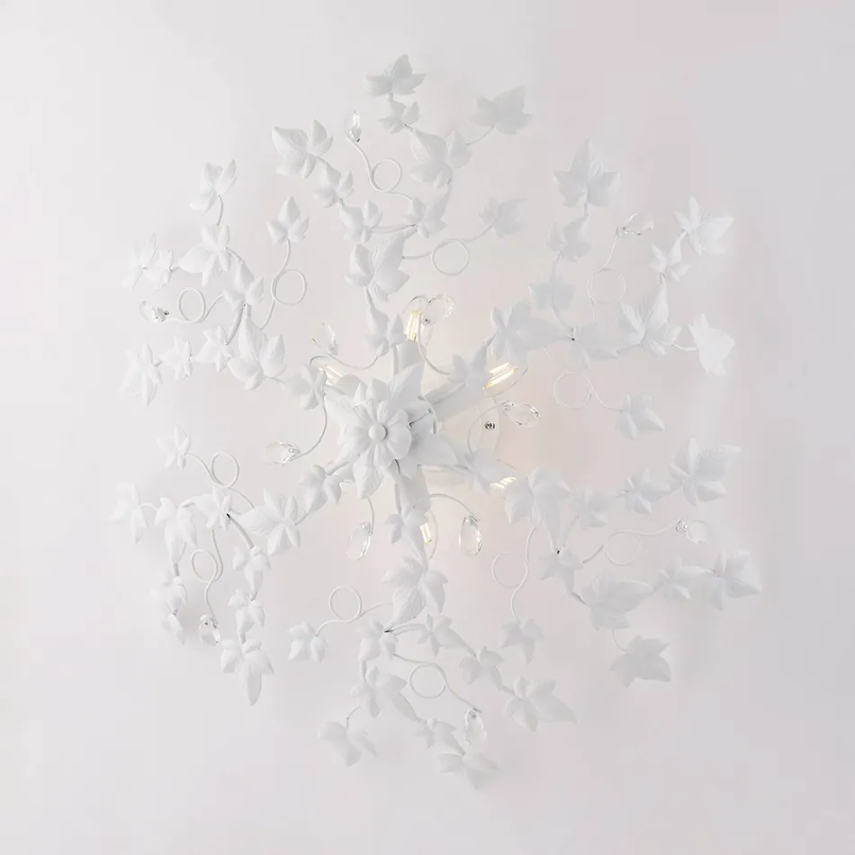 Krystalpendellysekrone til at forbedre lyse indendørs rum – Orchidea Viadurini