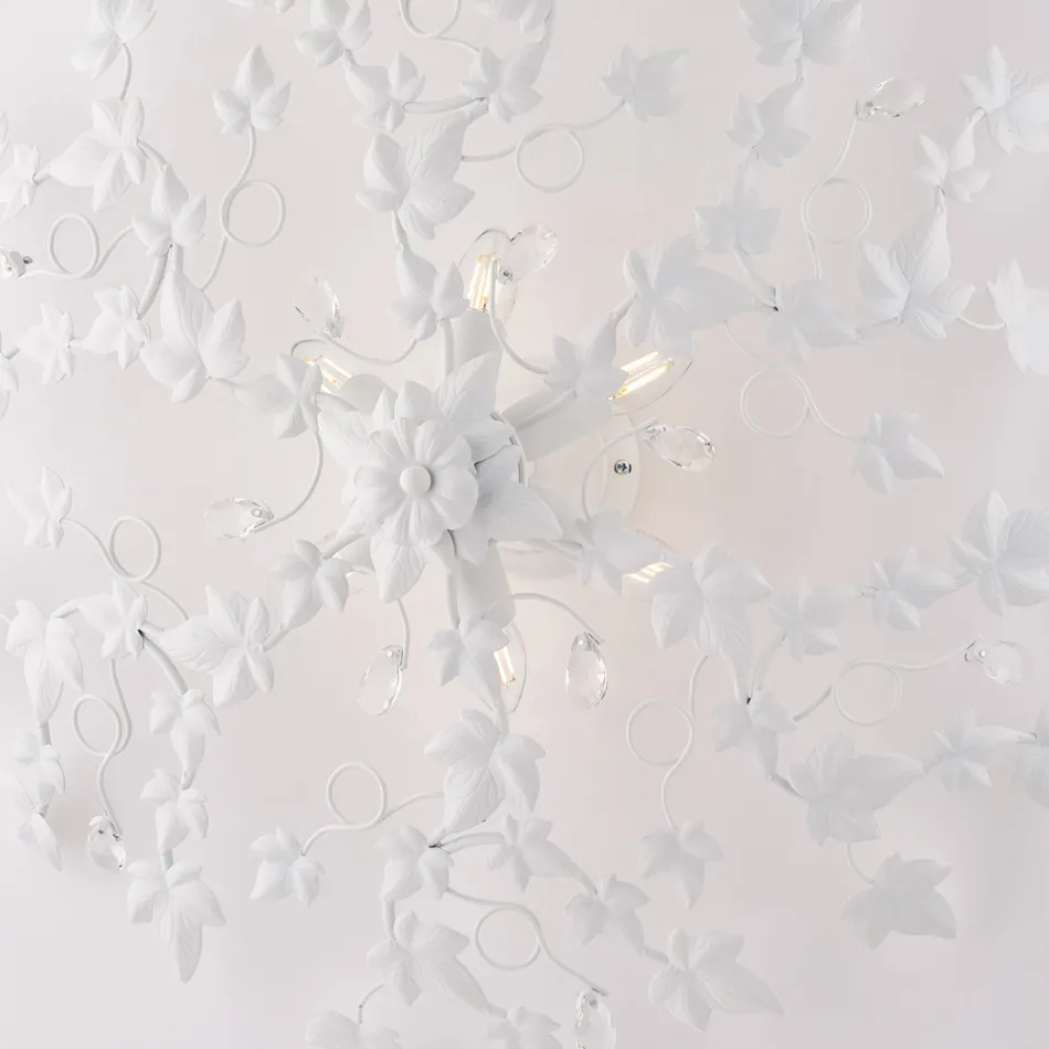 Krystalpendellysekrone til at forbedre lyse indendørs rum – Orchidea Viadurini