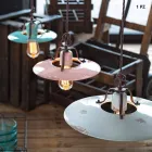 land lysekrone i keramik og metal Monica Ferroluce Viadurini