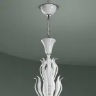 12 lys Venedig glas lysekrone håndlavet i Italien - Agustina Viadurini