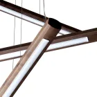 En 4-delt design lysekrone i Grilli York træ lavet i Italien Viadurini