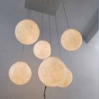 Moderne design lysekrone In-es.artdesign Sei Lune i nebulit Viadurini