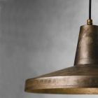 Industrielt design stil lysekrone Monica antik jern Viadurini