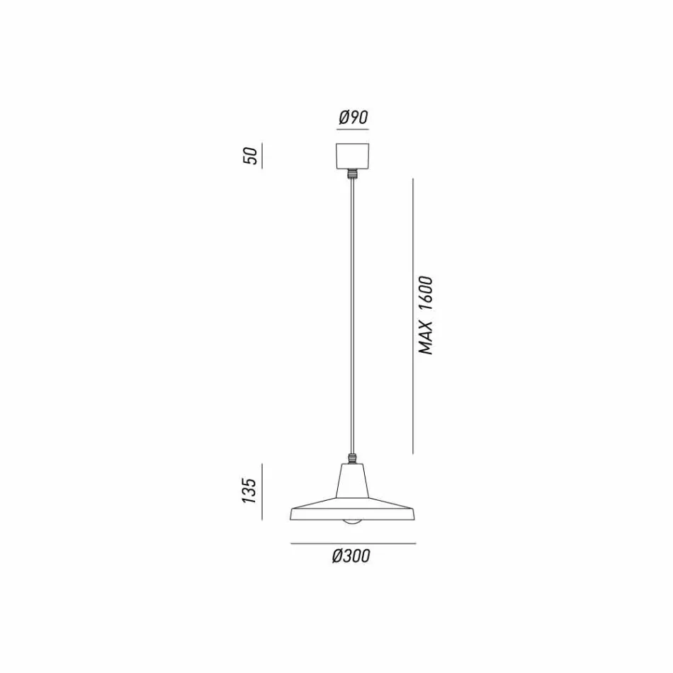 Industrielt design stil lysekrone Monica antik jern Viadurini
