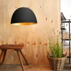 Moderne design lysekrone In-es.artdesign H2o i farvet nebulit Viadurini