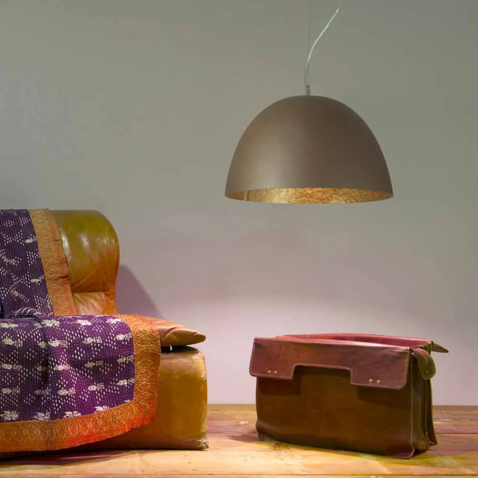 Moderne design lysekrone In-es.artdesign H2o i farvet nebulit Viadurini