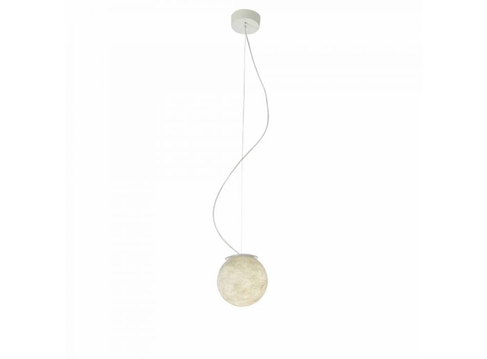 Moderne design lysekrone In-es.artdesign Hvid måne i nebulit Viadurini