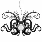 Moderne design plexiglas lysekrone lavet i Italien, Malito Viadurini