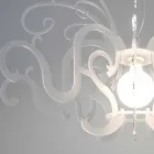 Moderne design plexiglas lysekrone lavet i Italien, Malito Viadurini