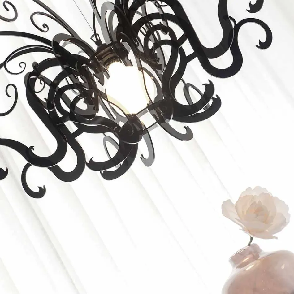 Moderne design plexiglas lysekrone lavet i Italien, Malito Viadurini