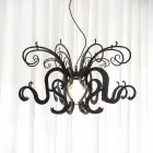 Moderne design plexiglas lysekrone lavet i Italien, Malito Viadurini