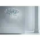 Håndlavet 9 lys lysekrone i venetiansk glas fremstillet i Italien - Bernadette Viadurini