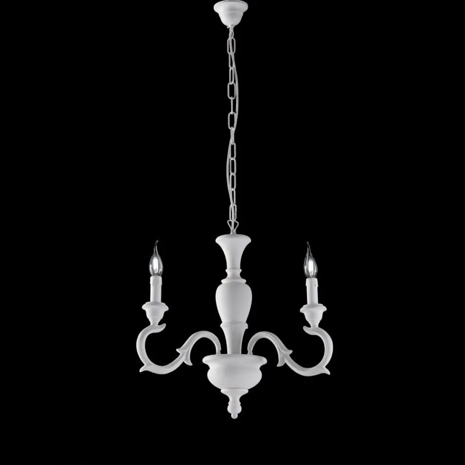 Trælysekrone fremstillet i Italien til indretning - Firenze Viadurini