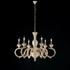 Trælysekrone fremstillet i Italien til indretning - Firenze Viadurini