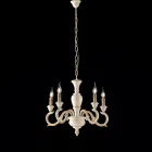 Trælysekrone fremstillet i Italien til indretning - Firenze Viadurini