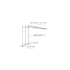 Metallysekrone med forskellige finish fremstillet i Italien - Mira Viadurini