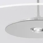 Metallysekrone med mikroprikket plexiglasdiffuser - Nora Viadurini