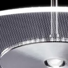 Metallysekrone med mikroprikket plexiglasdiffuser - Nora Viadurini