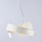 Asteroide: En lysekrone i sort metal og glas til moderne rum. Viadurini