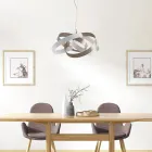 Metal- og glaslysekrone til elegant belysning af interiører – Rosmarino Viadurini