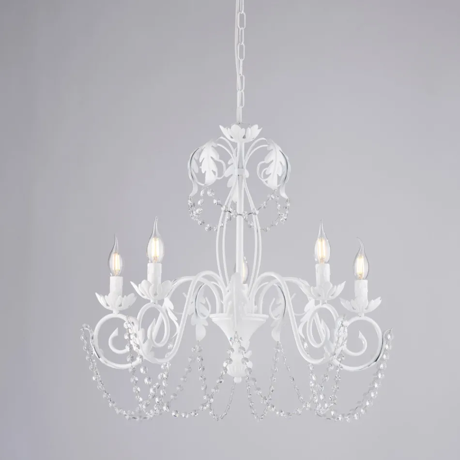 Metallysekrone til lyse og indbydende interiører – Perla Viadurini