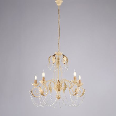 Metallysekrone til lyse og indbydende interiører – Perla Viadurini