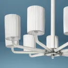 Lysekrone i Venedig glas og metal Håndlavet i Italien - Graham Viadurini