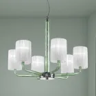 Lysekrone i Venedig glas og metal Håndlavet i Italien - Graham Viadurini