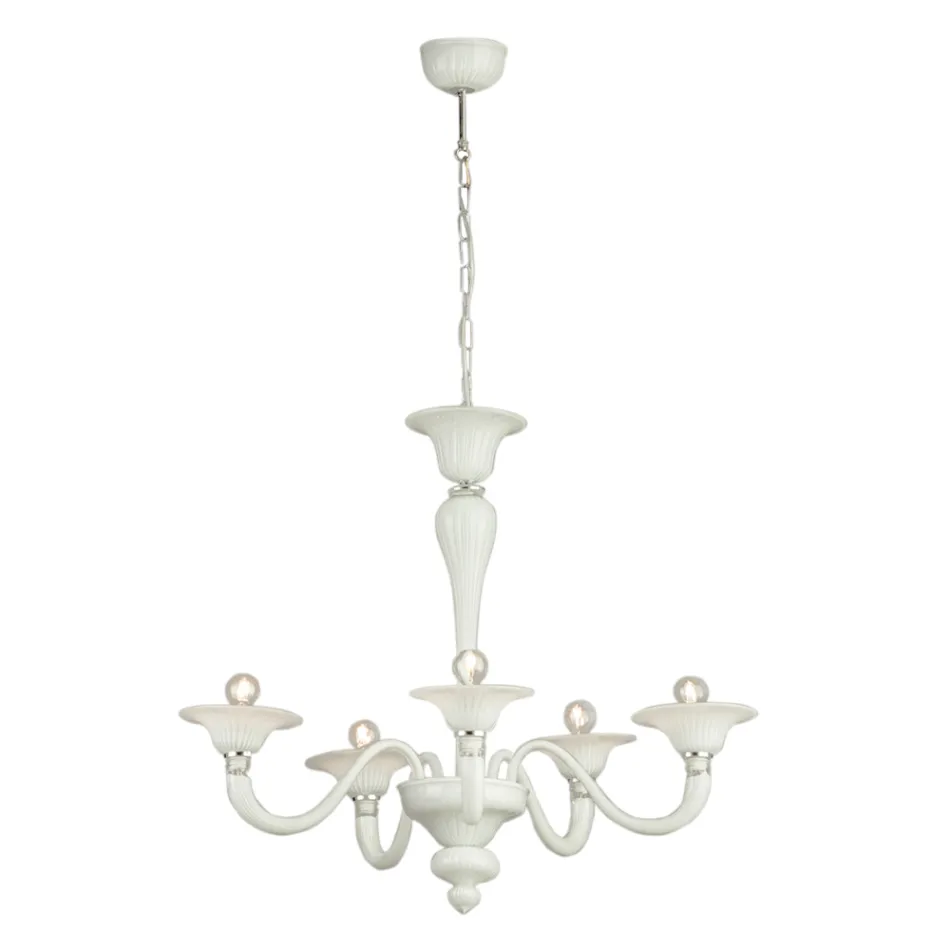 Klassisk stil håndblæst venetiansk glas lysekrone - Demetra Viadurini