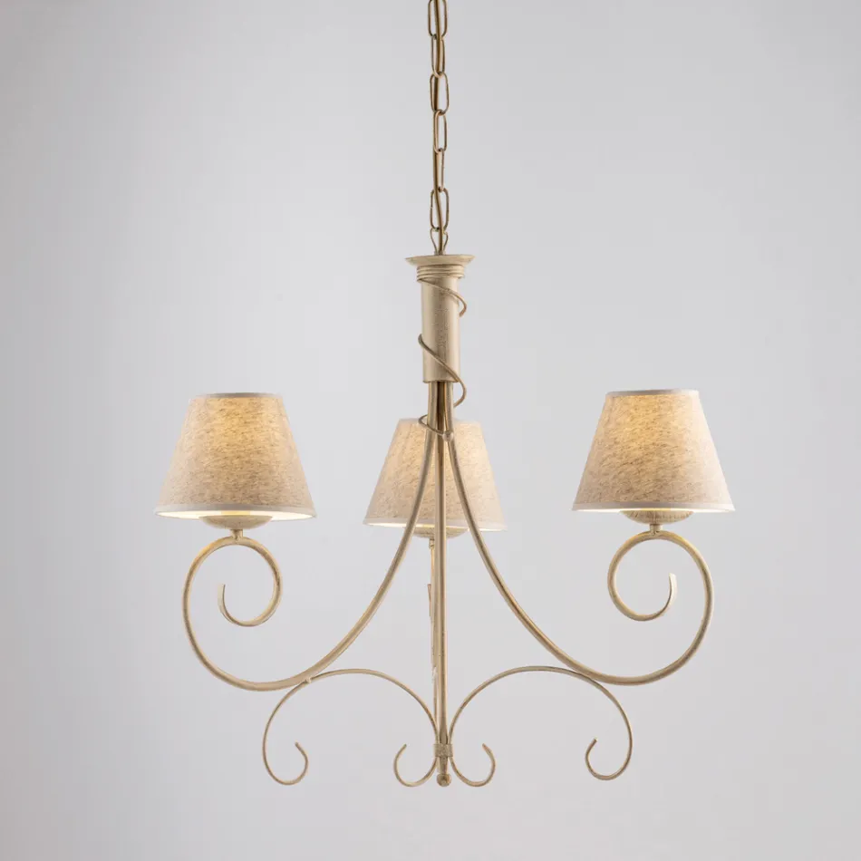 To-lyskrone i glas og metal til raffinerede rum – Draco Viadurini