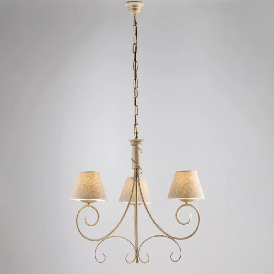 To-lyskrone i glas og metal til raffinerede rum – Draco Viadurini