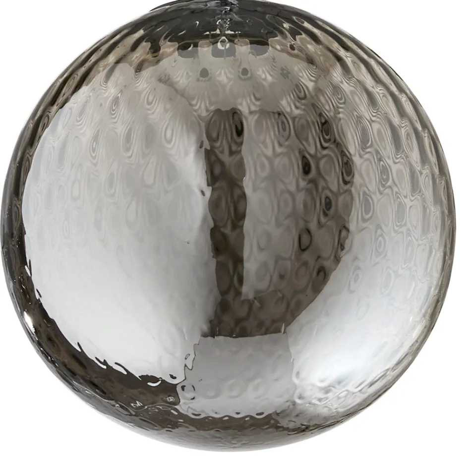 Blæst glas lysekrone farvet og med balloton dekoration - fe Viadurini