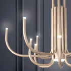 13 lys LED-lysekrone i hvid, sort eller guldmalet metal - Skorpionen Viadurini