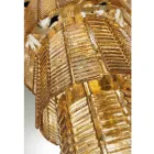 Moderne lysekrone 12 lys i italiensk luksus håndlavet glas - Valadier Viadurini