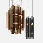 Velis - Elegant designet moderne lysekrone i smeltet glas, fremstillet i Italien Viadurini
