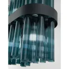 Moderne italiensk håndlavet luksus lysekrone i blæst glas - Maesta Viadurini