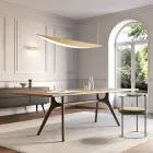 Lysekrone lavet af genanvendeligt aluminium i forskellige farver - Mila Viadurini